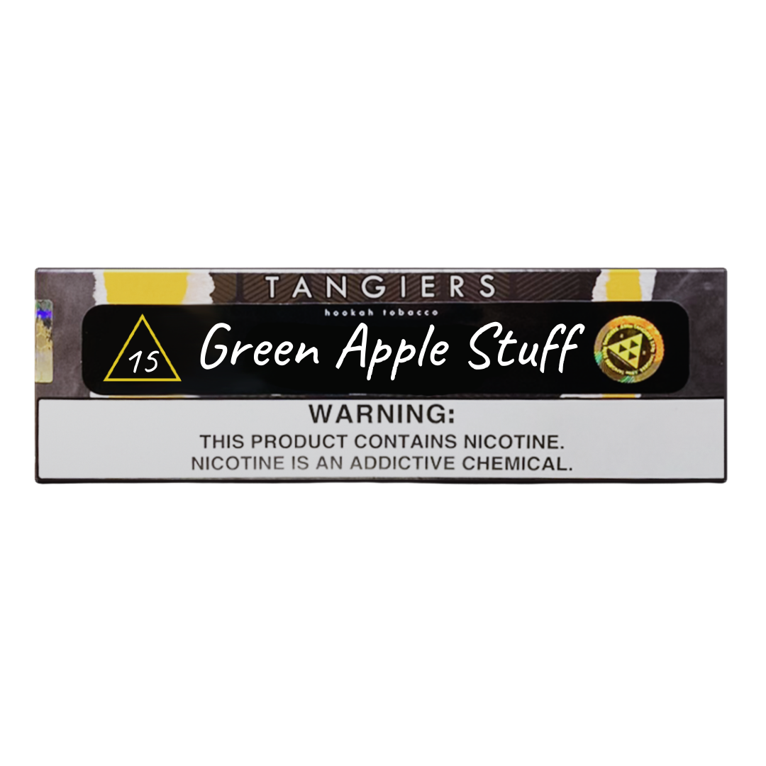 Tangiers Tobacco - Green Apple Stuff (#15) 250g  | Hookah Vault