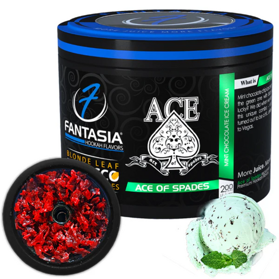 Fantasia Tobacco: Ace of Spades 200g Shisha | Hookah Vault