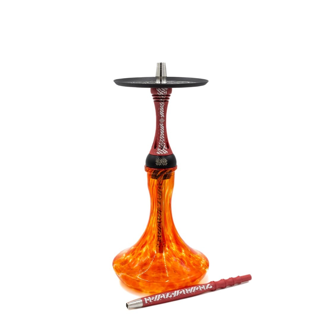 Alpha Model X Artist Red Matte | Hookah Vault