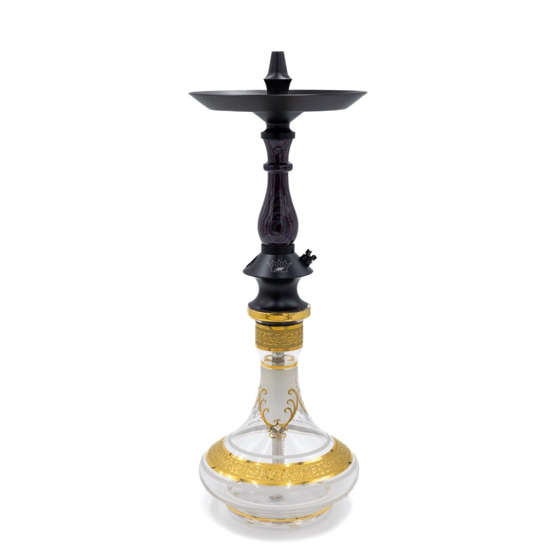 Regal Grey Dymondwood Prince Hookah | Hookah Vault