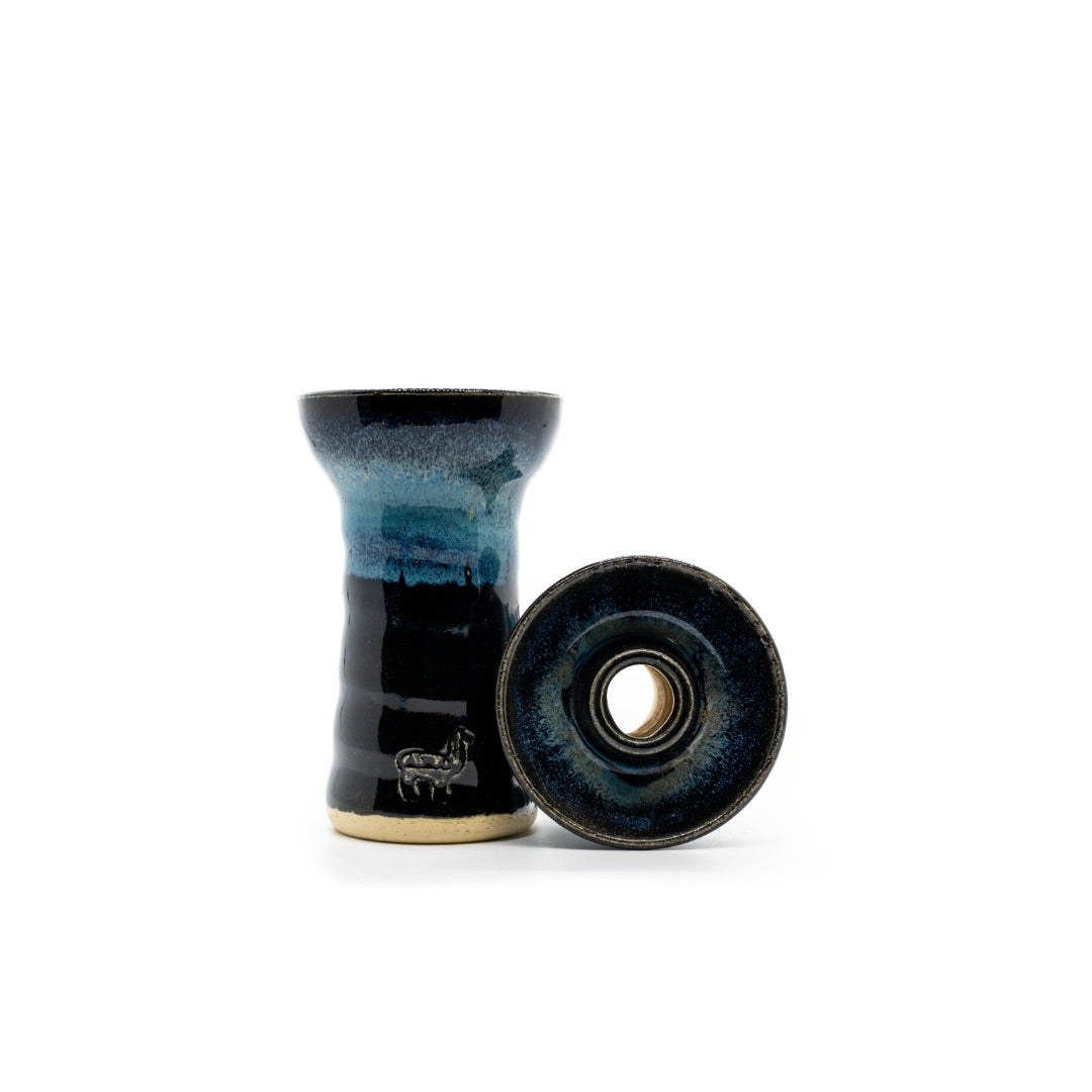 Alpaca Suri Bowl Blue/Black | Hookah Vault