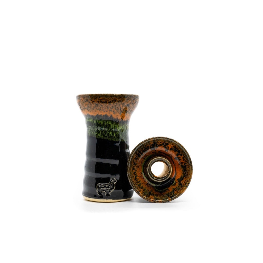 Alpaca Suri Bowl Orange/Black | Hookah Vault