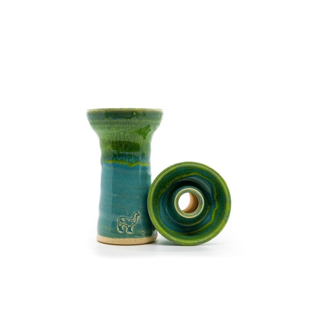 Alpaca Suri Bowl Blue/Green | Hookah Vault