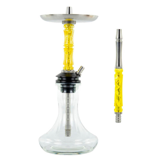 Moze Breeze Two Hookah (Wavy Yellow) | Hookah Vault