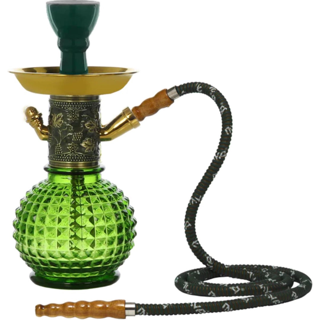 Mya Hookah - Bambino - Gold/Olive - Portable Hookah | Hookah Vault