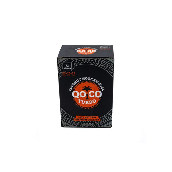 Qoco Turbo Cube Coals | Hookah Vault