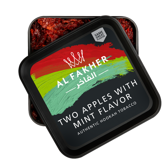 Al Fakher Two Apples Mint 250g | Hookah Vault