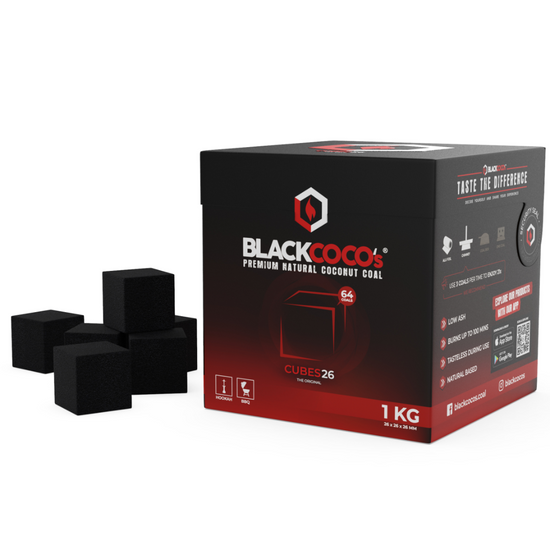 Black Coco's Hookah Coals 26mm | Hookah Vault