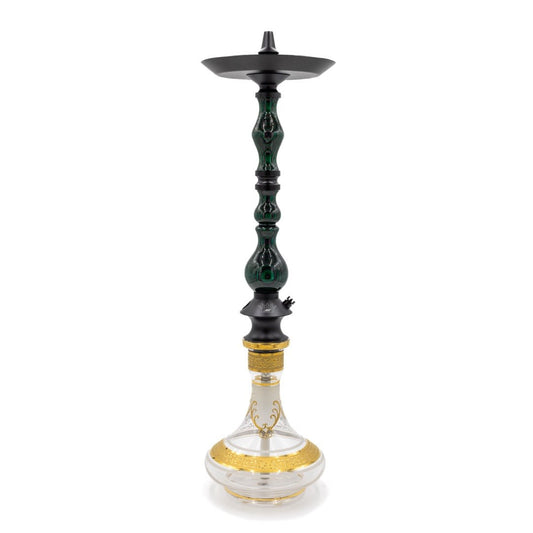 Regal Green/Grey Dymondwood King Hookah | Hookah Vault